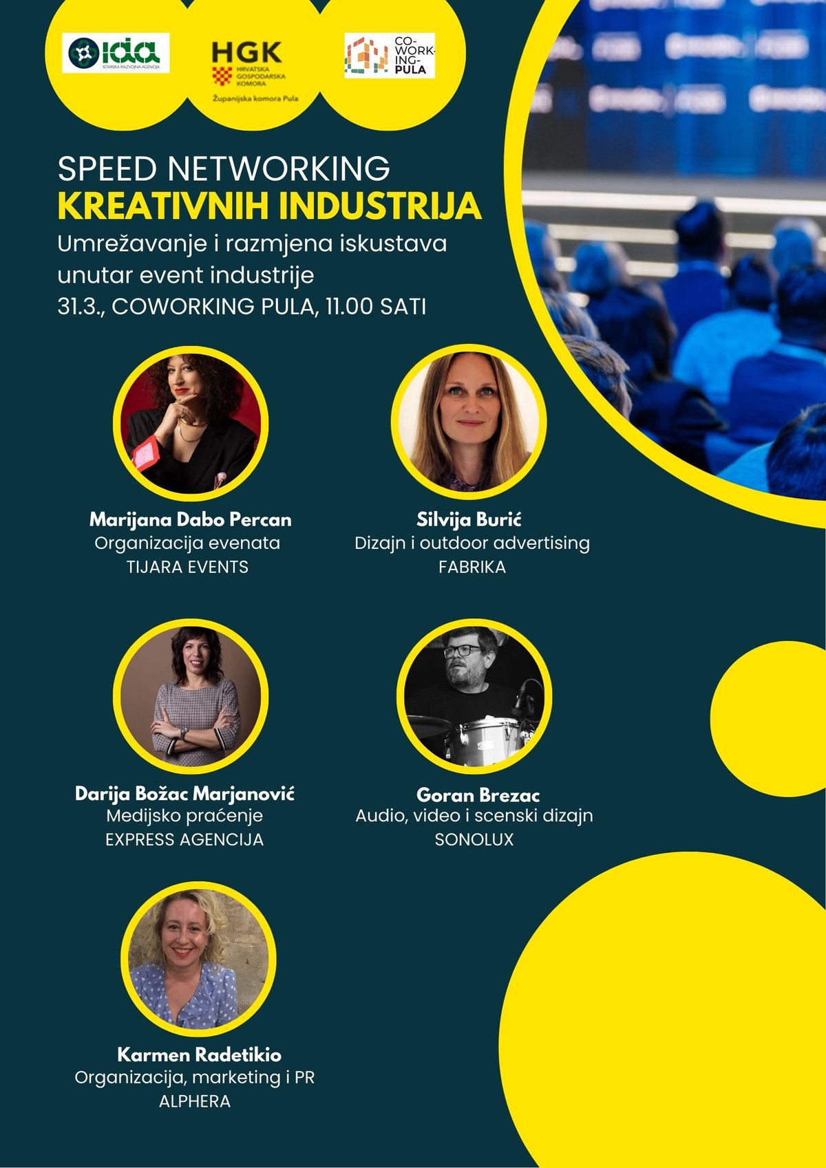 Poziv na događaj: Speed networking kreativnih industrija