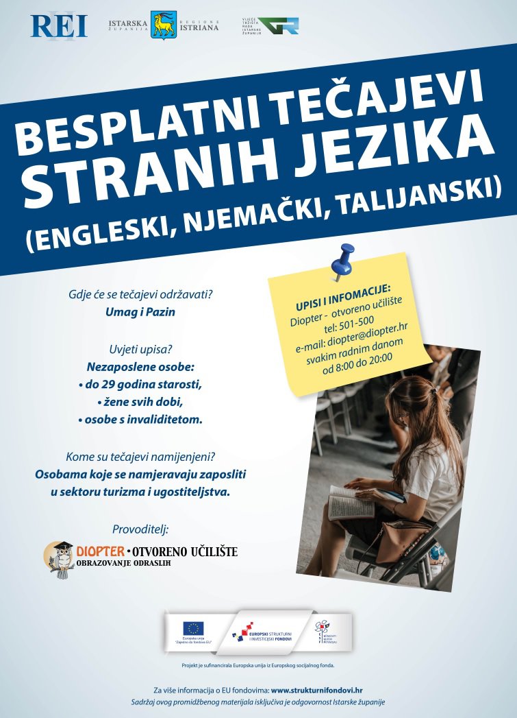 BESPLATNI SPECIJALIZIRANI TEČAJEVI STRANIH JEZIKA