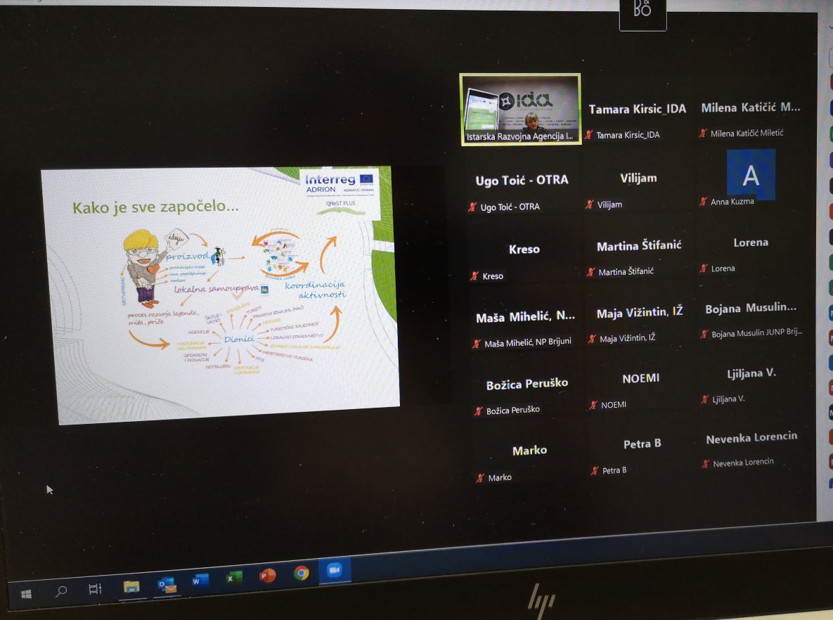 Tema oživljavanja istarske baštine uz storytelling i storydoing izazvala velik interes sudionika webinara u sklopu projekta QNEST PLUS