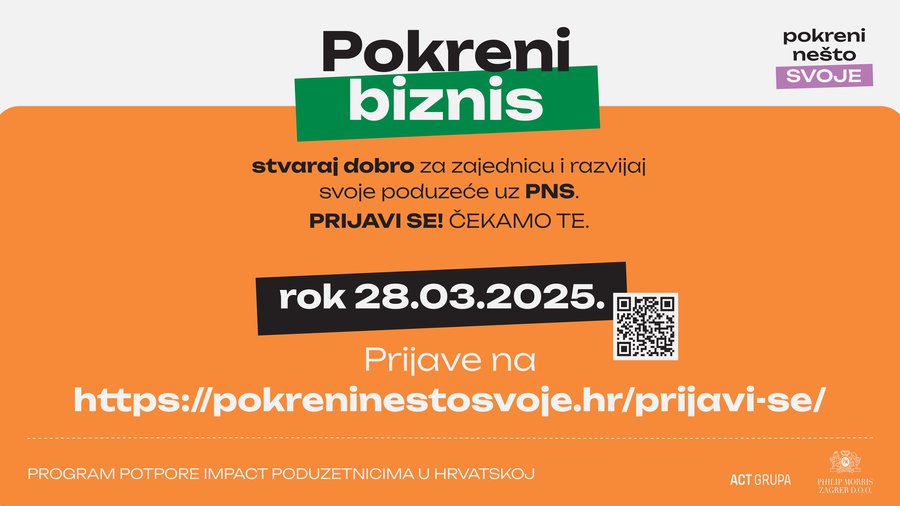 Otvorene su prijave za Pokreni nešto svoje 2025.