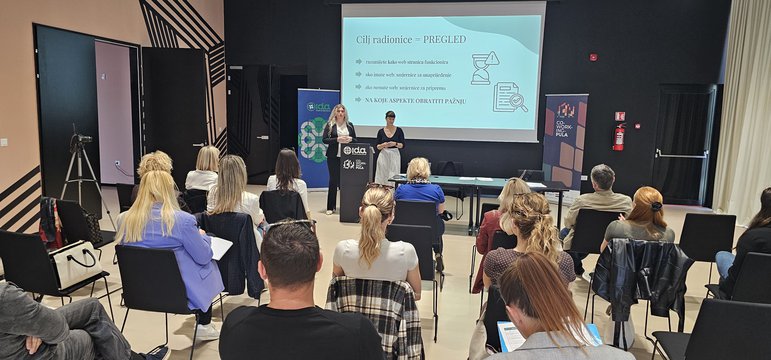 Održana radionica "Najčešće pogreške web stranica i kako ih ispraviti”