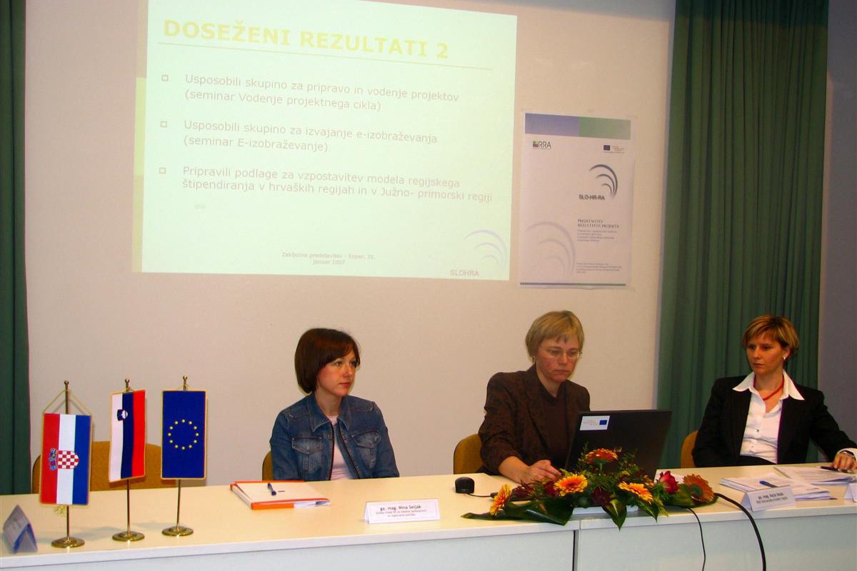 Završna konferencija projekta SLO-HR-RA