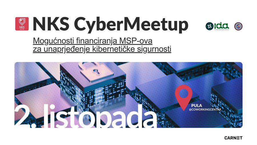 CyberMeetUp: Mogućnosti financiranja MSP-ova za unaprjeđenje kibernetičke sigurnosti