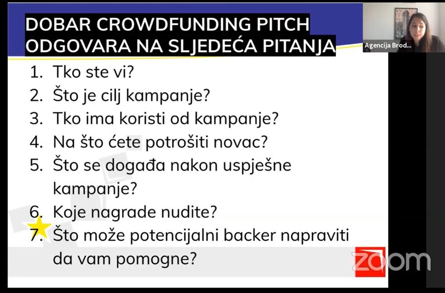 Održana on line radionica na temu 'Crowdfunding'