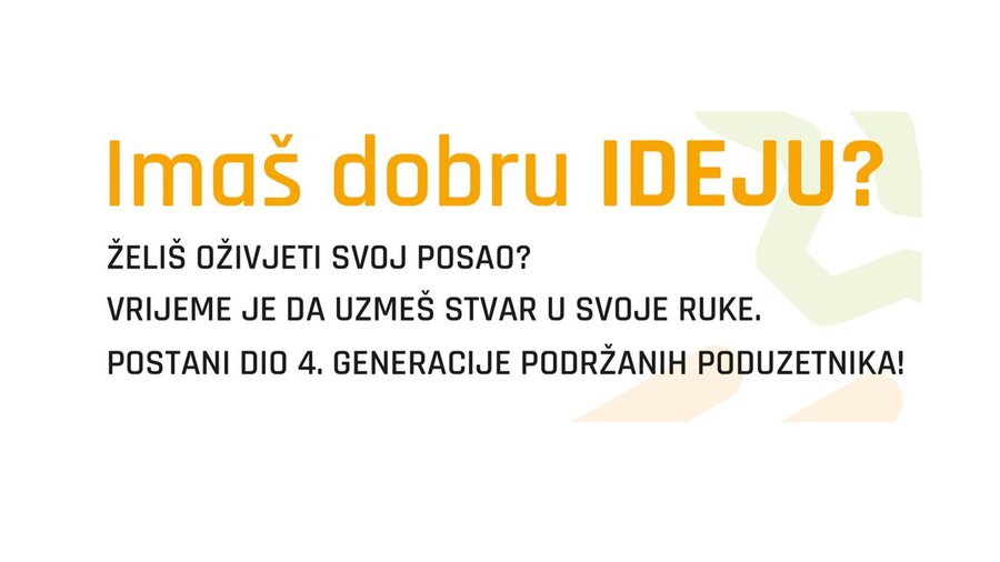 Prijavite svoju ideju na „Pokreni nešto svoje“ program potpore