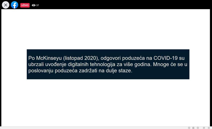 Održana on line radionica 'Virtualno poslovanje: Izazovi i prilike za mala i srednja poduzeća 2021'