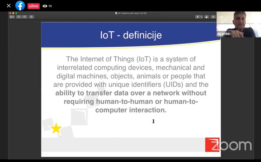 Održana on line radionica na temu 'Potencijal IoT tehnologije'