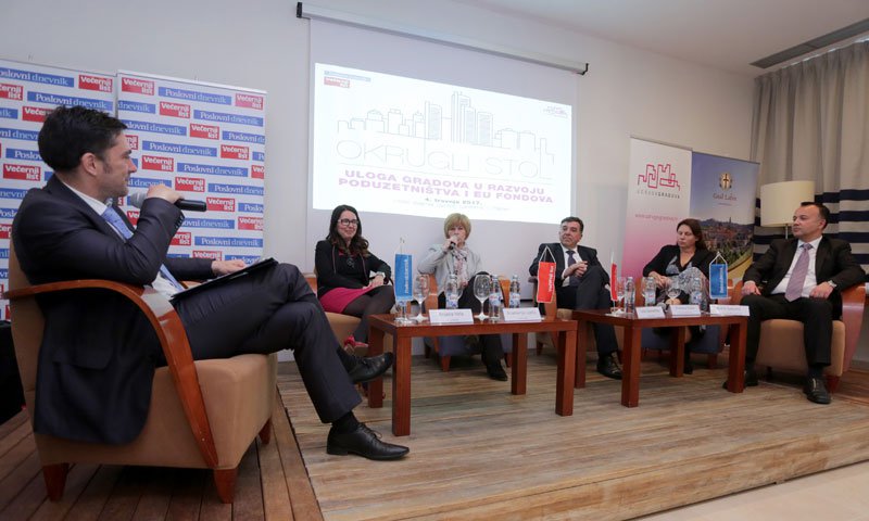 Održan okrugli stol na temu "Uloga gradova u razvoju poduzetništva i EU fondova"