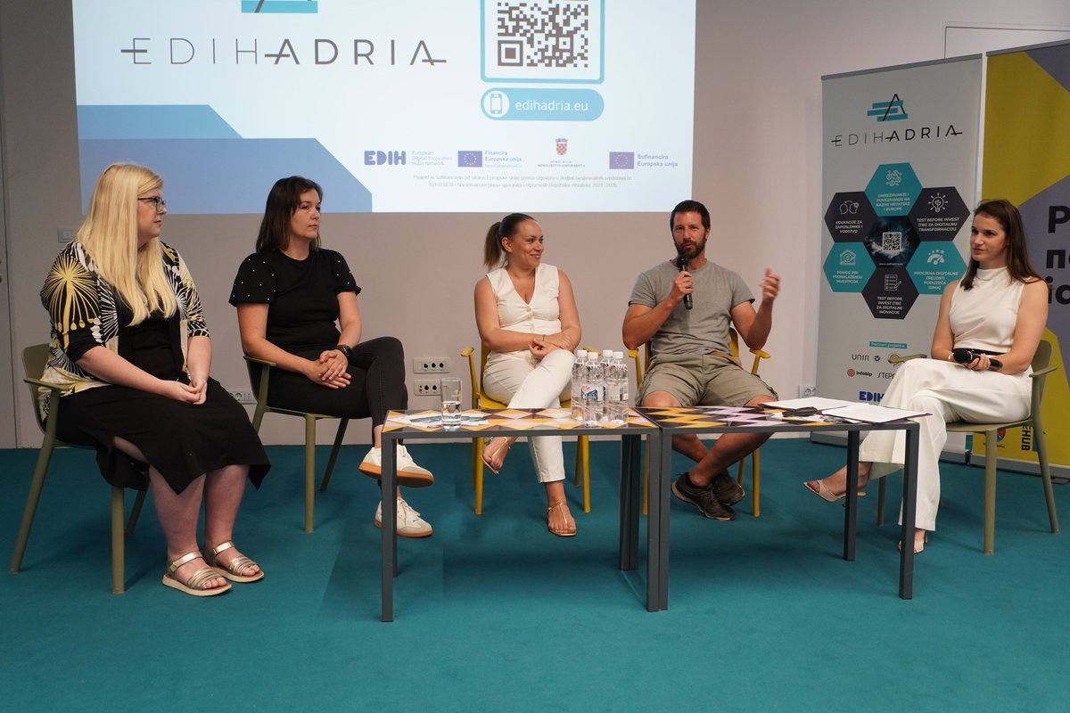 Case study IDA-e predstavljen na EDIH Adria Meetup 2025